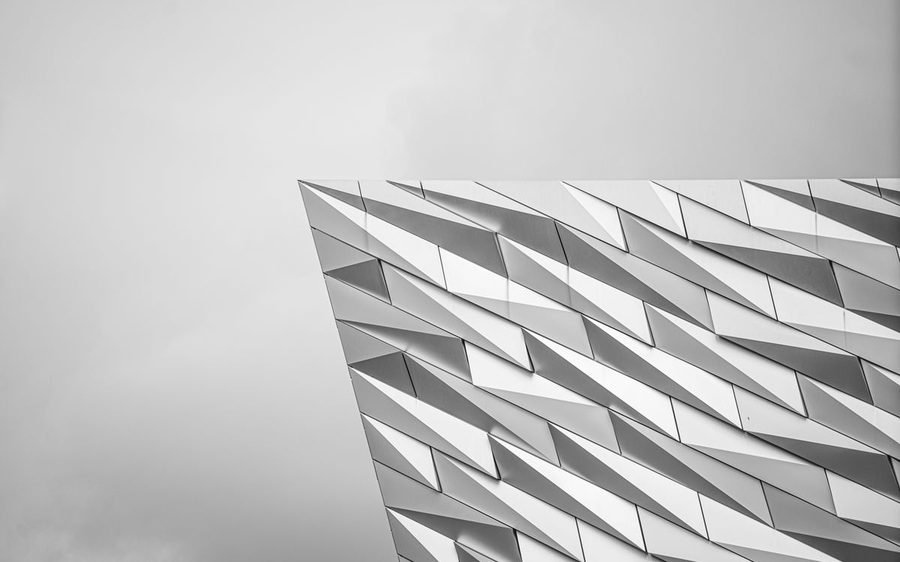 Detail of modern angular architecture